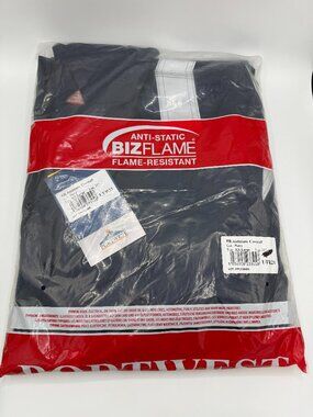 Portwest Bizflame FR Antistatic Coverall Navy XXL Flame Resistant NWT